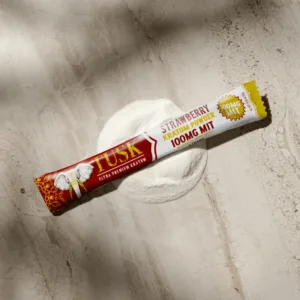 Tusk Powder Stick Pack 100mg 5g Strawberry