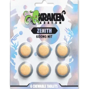 Kraken Kratom Zenith Chewable Tablets 6 ct
