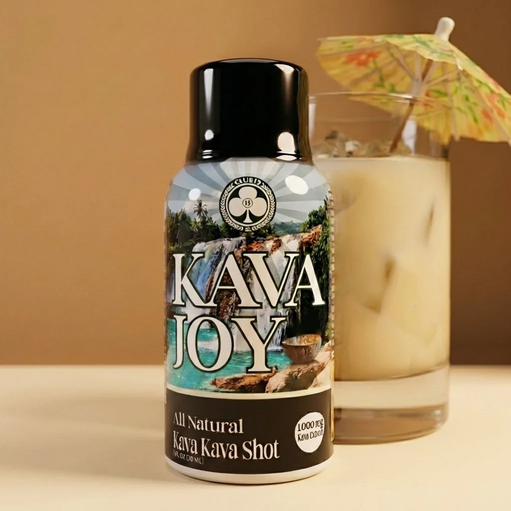 Club 13 Kava Joy Original Kava Shot 1000 mg 1 oz bottle